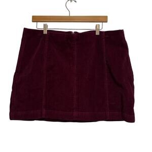 Wild Fable Deep Burgundy Mini Skirt